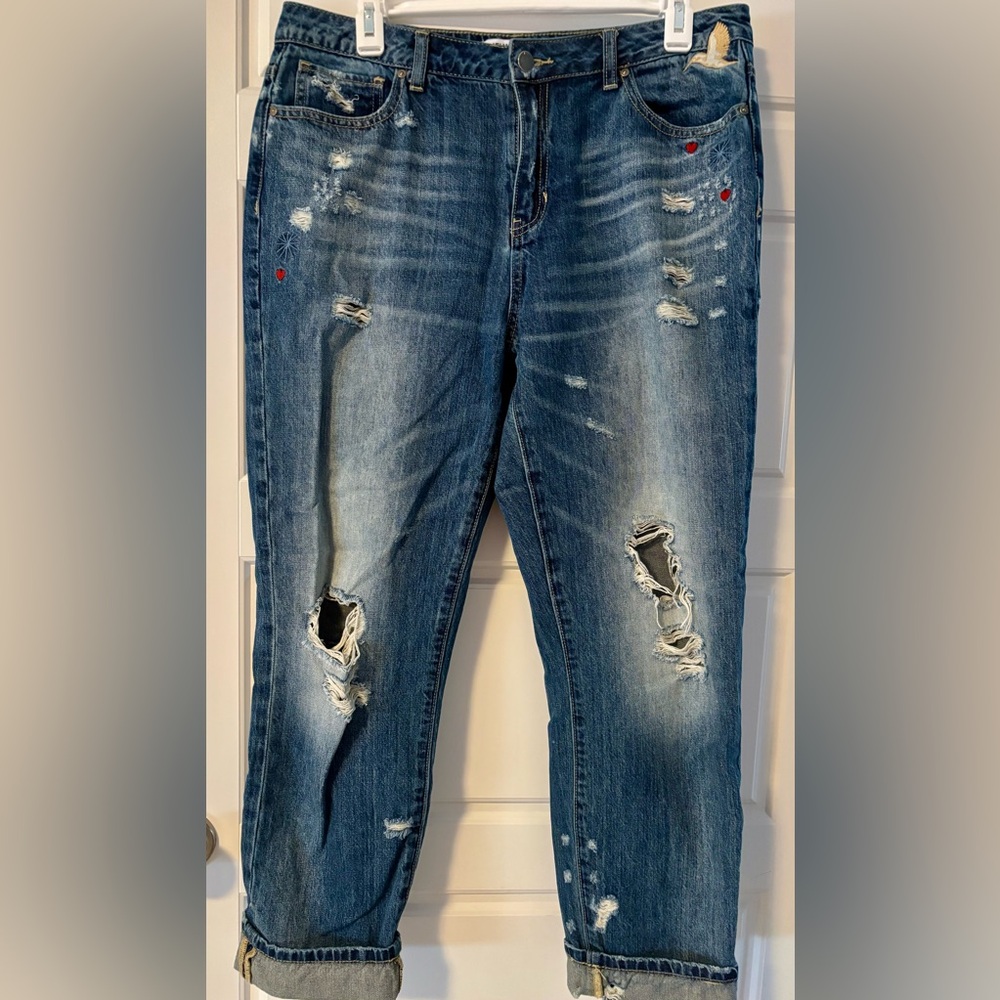 Velvet Heart Ripped Relaxed Fit Jeans